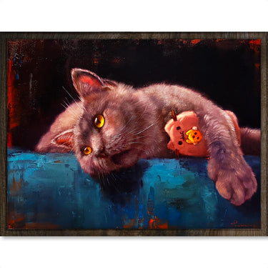 Prachtige Poes - Diamond Painting - 30x40cm - Rond